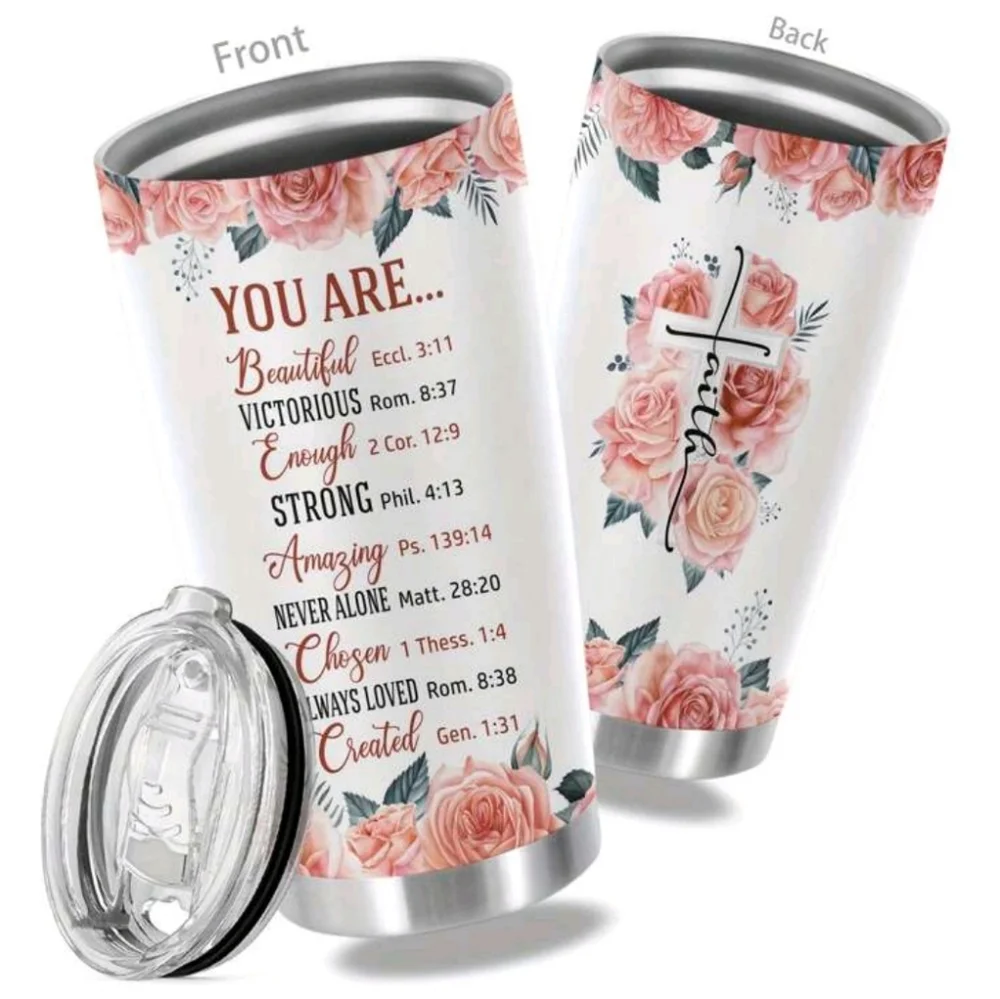Faith 'inspiring ' verse 20oz Tumblr
